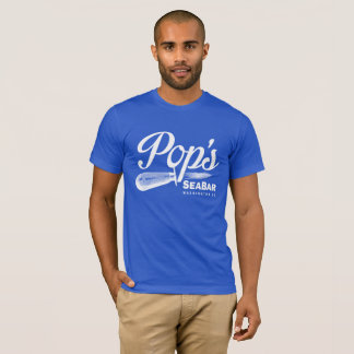 Das Shucker des Pops T-Shirt-Blau T-Shirt