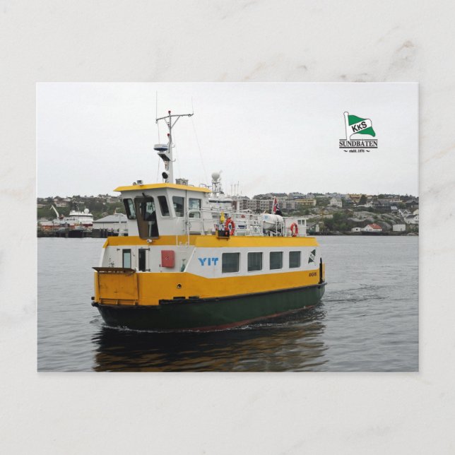 Das Shuttle-Boot Angvik Postkarte (Vorderseite)