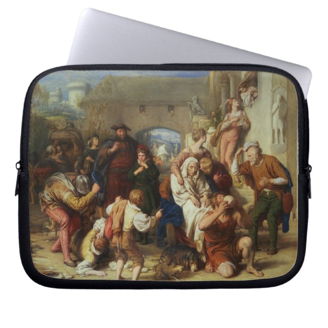Das sieben Alter von Mann, 1835-8 (Öl) Laptopschutzhülle (Vorderseite)