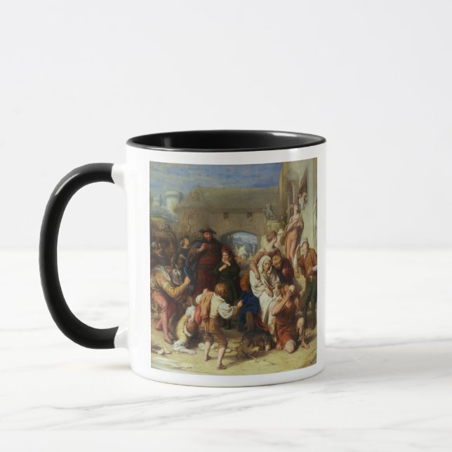 Das sieben Alter von Mann, 1835-8 (Öl) Tasse (Links)