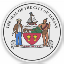 Das Siegel Albany, New York Aufkleber