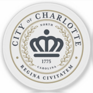 Das Siegel Charlotte, North Carolina Aufkleber