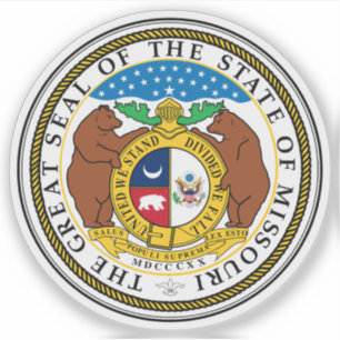 Das Siegel des Staat von Missouri Aufkleber