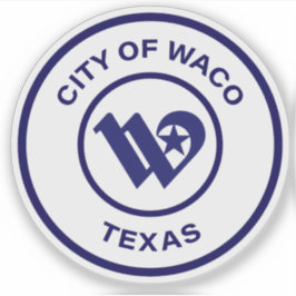 Das Siegel Waco, Texas Aufkleber