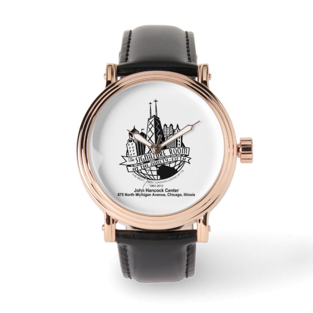 Das Signature Room am 95., Chicago, IL Armbanduhr (Vorderseite)