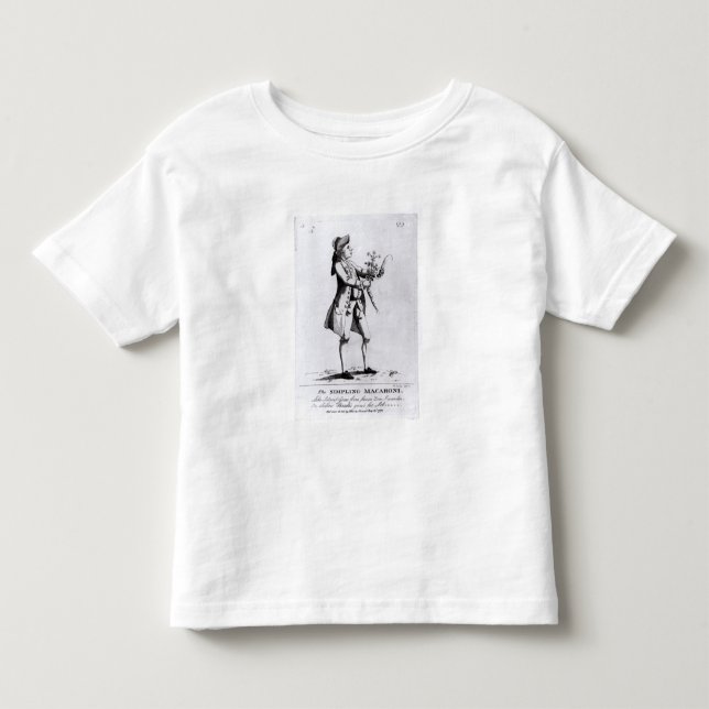 Das Simpling Makkaroni Kleinkind T-shirt (Vorderseite)