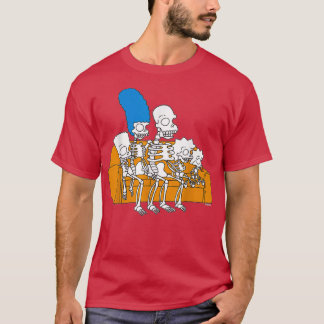 Das Simpsonzz Skelett Treehouse Horror Couch T-Shirt