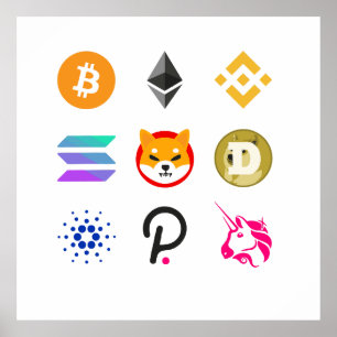 Das sind alles meine besten Kryptomünzen Poster