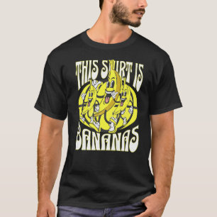 Das sind Bananen, die Musikbananen grafisch tanzen T-Shirt
