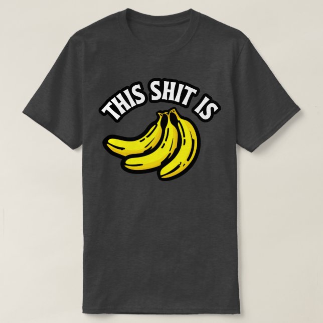 Das sind Bananen T-Shirt (Design vorne)