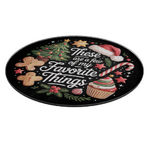 Das sind ein paar meiner Lieblings-Weihnachtssache Schneidebrett