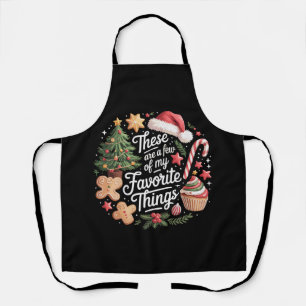 Das sind ein paar meiner Lieblings-Weihnachtssache Schürze