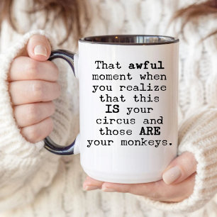 Das sind Ihre Affen, Mitarbeiter-Geschenk fürs Bür Tasse