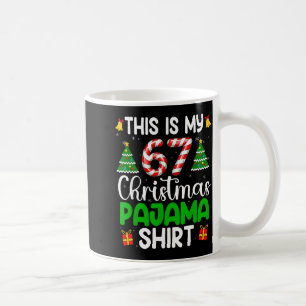 Das sind meine 67 Weihnachtspyjamas Lustiges Six S Kaffeetasse