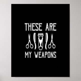 das sind meine Waffen Poster