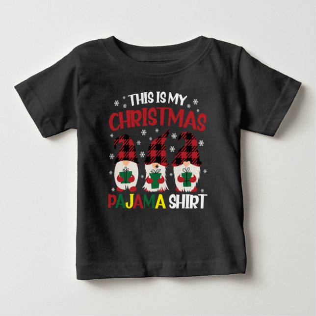 Das sind meine Weihnachts-Pajama-Shirt-Familiengno Baby T-shirt (Vorderseite)