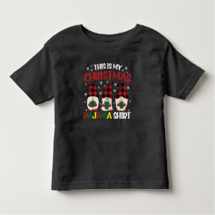 Das sind meine Weihnachts-Pajama-Shirt-Familiengno Kleinkind T-shirt