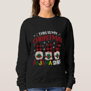 Das sind meine Weihnachts-Pajama-Shirt-Familiengno Sweatshirt