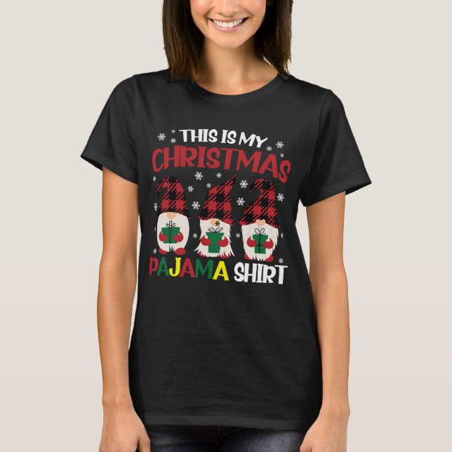 Das sind meine Weihnachts-Pajama-Shirt-Familiengno T-Shirt (Vorderseite)