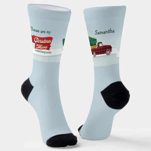 Das sind meine Weihnachtsfilme mit Socken (Gewinkelt)