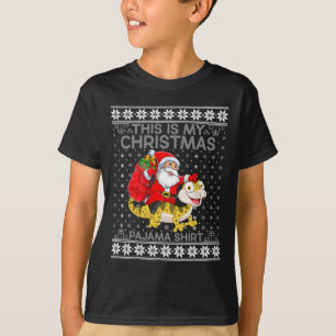 Das sind meine Weihnachtspyjamas Santa Riding Liza T-Shirt