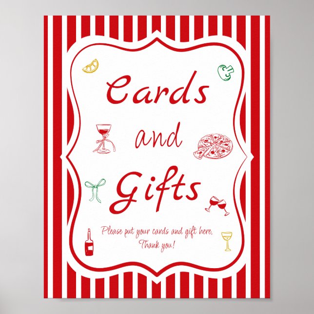 Das sind noch mehr Brautparty Cards & Gifts Poster (Vorne)