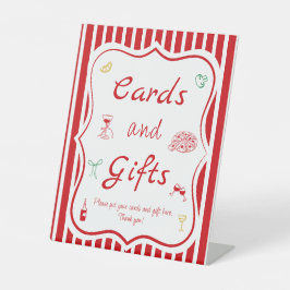 Das sind noch mehr Brautparty Cards & Gifts Sockelschild