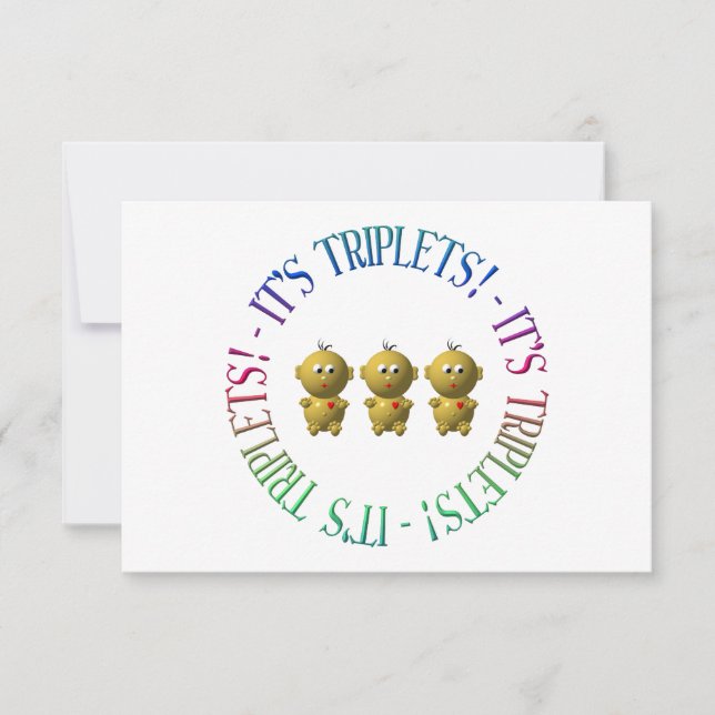 Das sind Triplets! (Vorderseite)