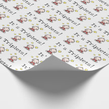Das sind Triplets! Unisex, Baby Geschenkwrap