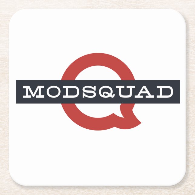 Das sind Untersetzer! Rechteckiger Pappuntersetzer (Vorderseite)