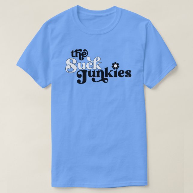 Das Sind zum Kotzen Junkies Blue T-Shirt (Design vorne)