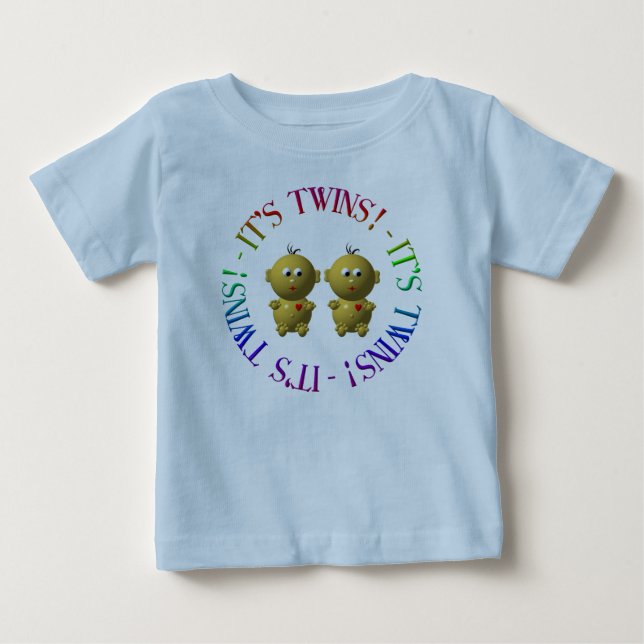 Das sind Zwillinge! Baby T-shirt (Vorderseite)