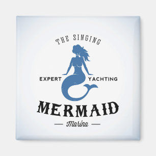 Das singende Mermaid-Poster Magnet