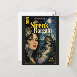Das Sirenen-Geschäft Fantasy-Horror-Buchcover Postkarte