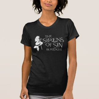 Das Sirens-of-Sin-Logo mit dem Slogan Frauenanzug T-Shirt