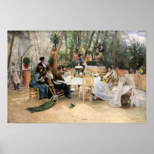 Das Skandinavische Künstler-Mittagessen Hugo Bir Poster