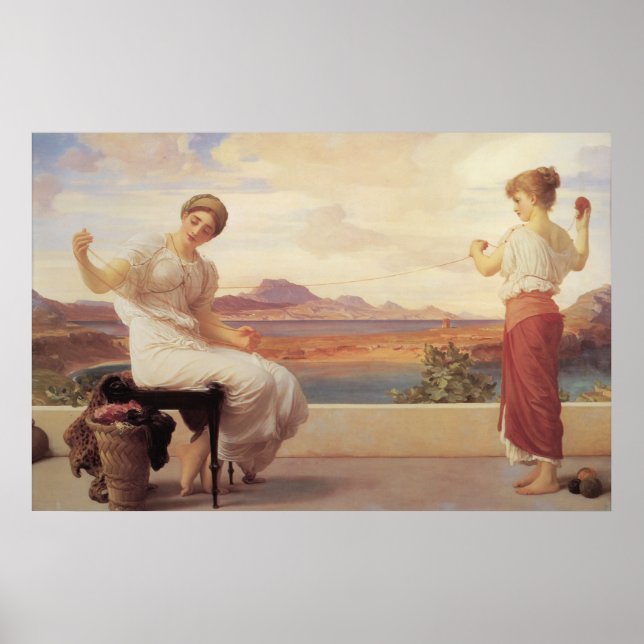 Das Skein - Lord Frederic Leighton Poster (Vorne)