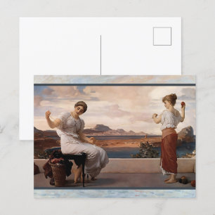 Das Skein von Frederic Leighton abwickeln Postkarte