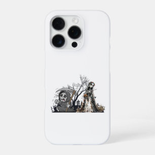 Das Skelett und die Leichenbraut. iPhone 16 Pro Hülle