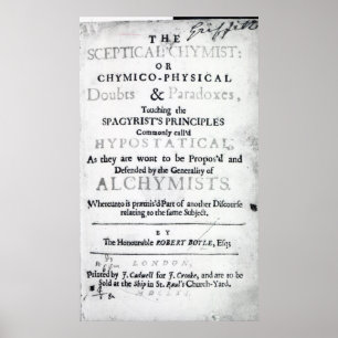 'Das skeptische Chymist Poster
