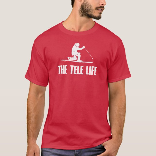Das Skigebiet Telemark T-Shirt (Vorderseite)