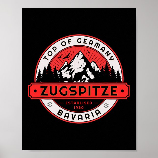 Das Skigebiet Zugspitze Poster (Vorne)