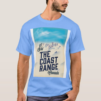 Das Skipposter der Küste Kanadas T-Shirt