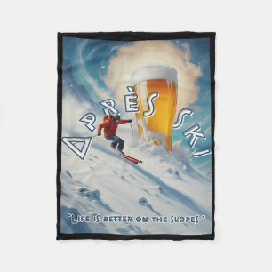 Das Skivergnügen auf den Pisten ist besser Fleecedecke