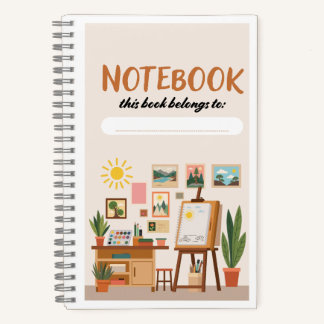 Das Skizzenbuch des Ateliers des Künstlers Notizbuch