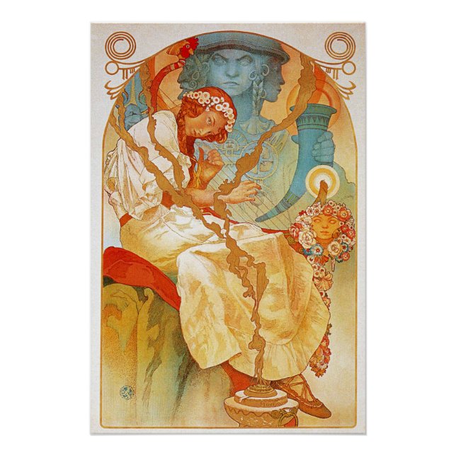 Das slawische Epos von Alphonse Mucha Poster (Vorderseite)