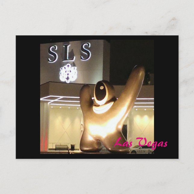 Das SLS Las Vegas Postkarte (Vorderseite)
