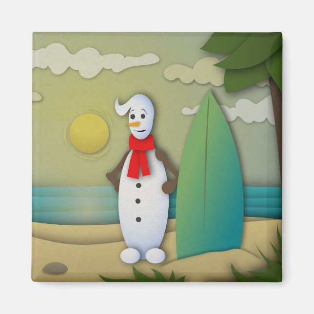 Das Snowman Magnet Sommerzeit (Vorne)