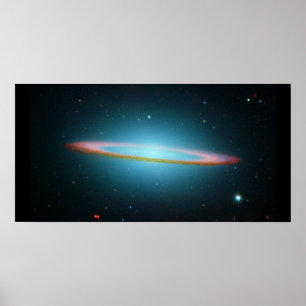 Das Sombrero-Galaxie-Poster Poster