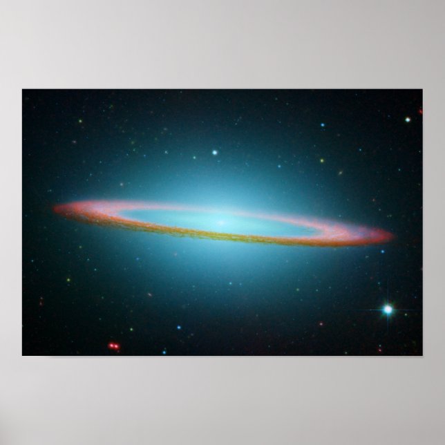 Das Sombrero-Galaxie-Poster Poster (Vorne)